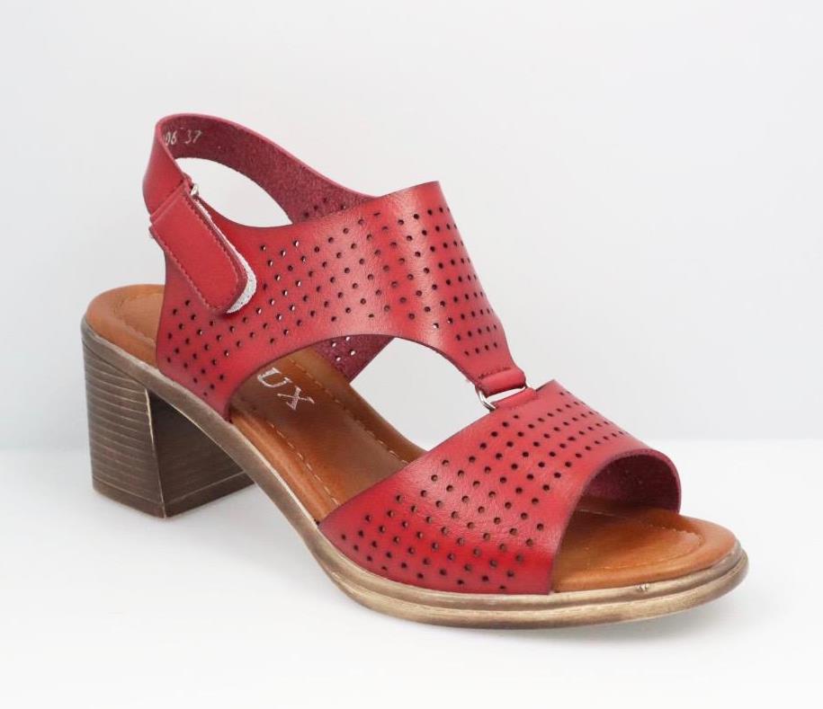 Sandale dama rosii Tina biashoes.ro imagine reduceri